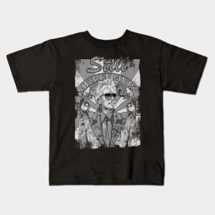 Still Misbehavin Monocrome Kids T-Shirt